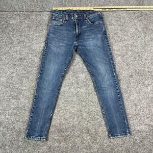 Levis 512 Jeans Womens Size 30x30 Blue Slim Tapered Fit Stretch Denim Casual